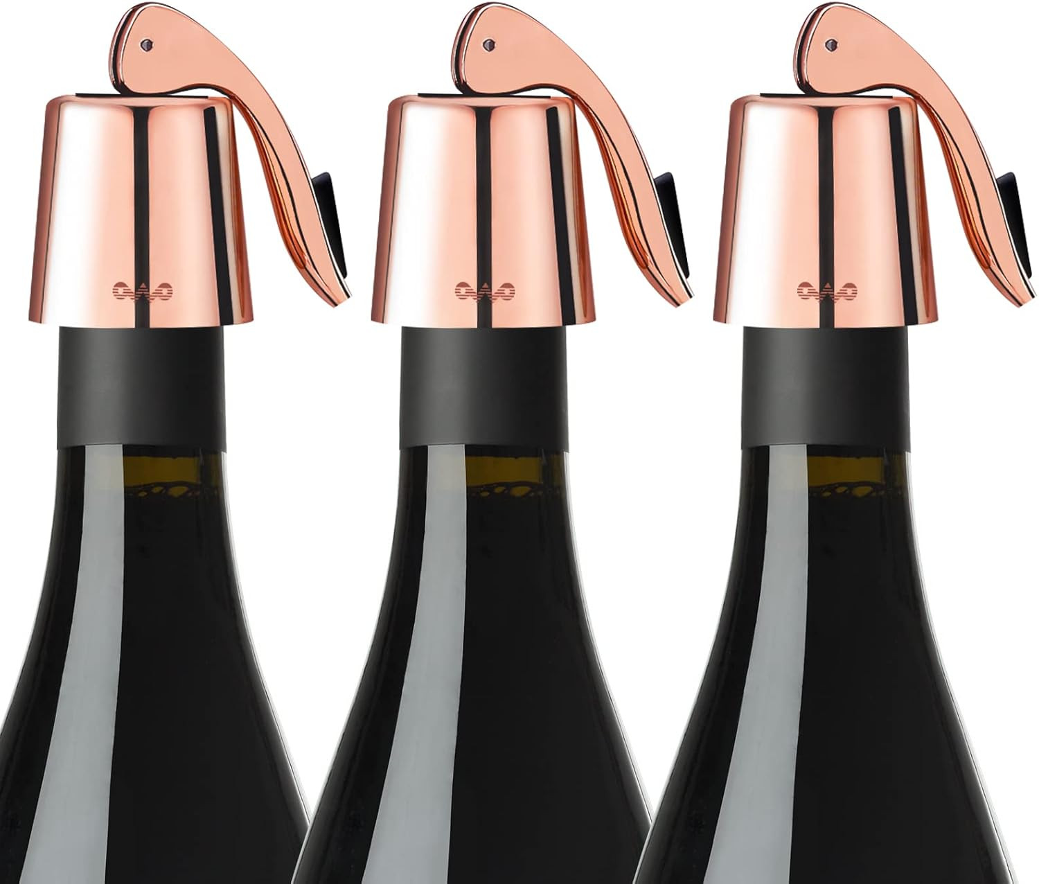 OWO Wine bottle Stopper, Wine Saver with Silicone, Decorative Wine Preserver, Wine Toppers Stoppe... | Amazon (US)