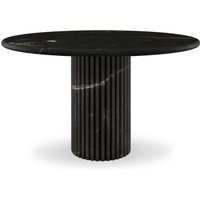 Cava Fluted Round Dining Table 72" - Negresco Quartzite | Eternity Modern