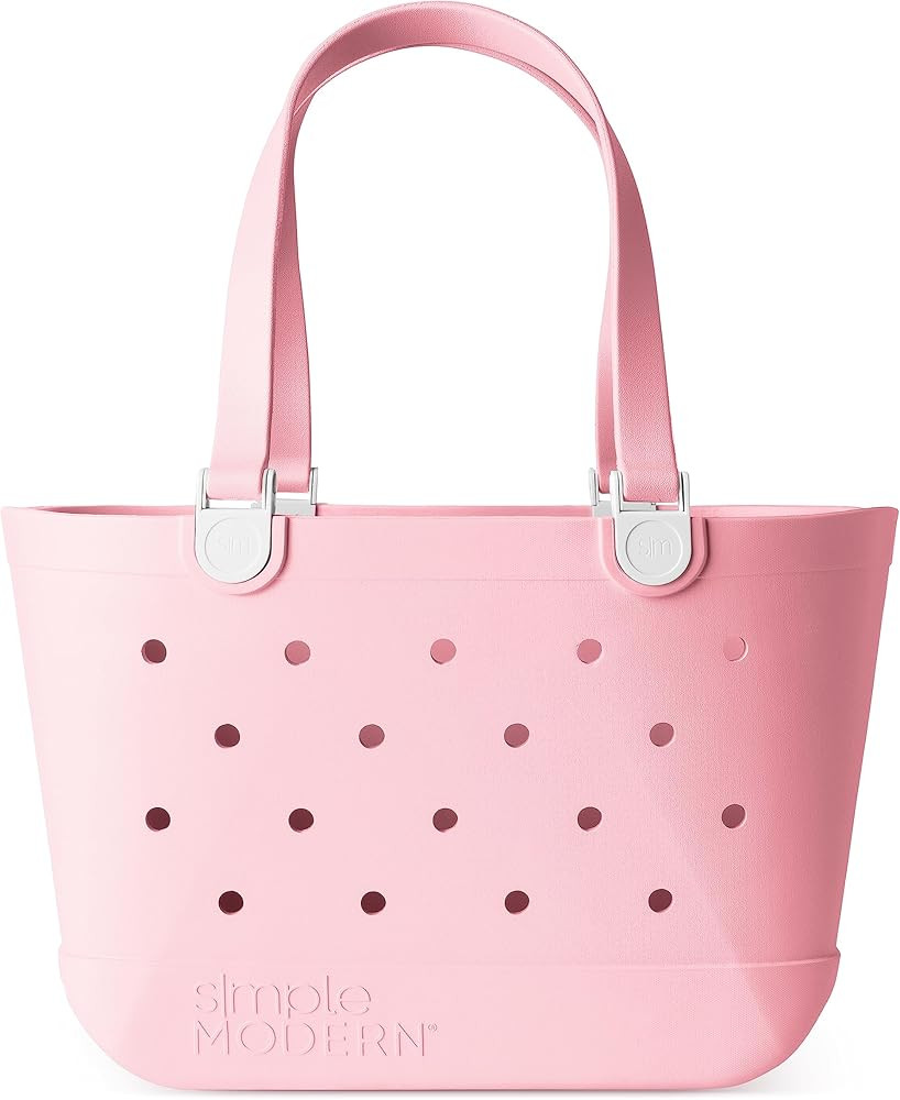 Simple Modern Beach Bag Rubber Tote | Waterproof Large Tote Bag with Zipper Pocket for Beach, Poo... | Amazon (US)