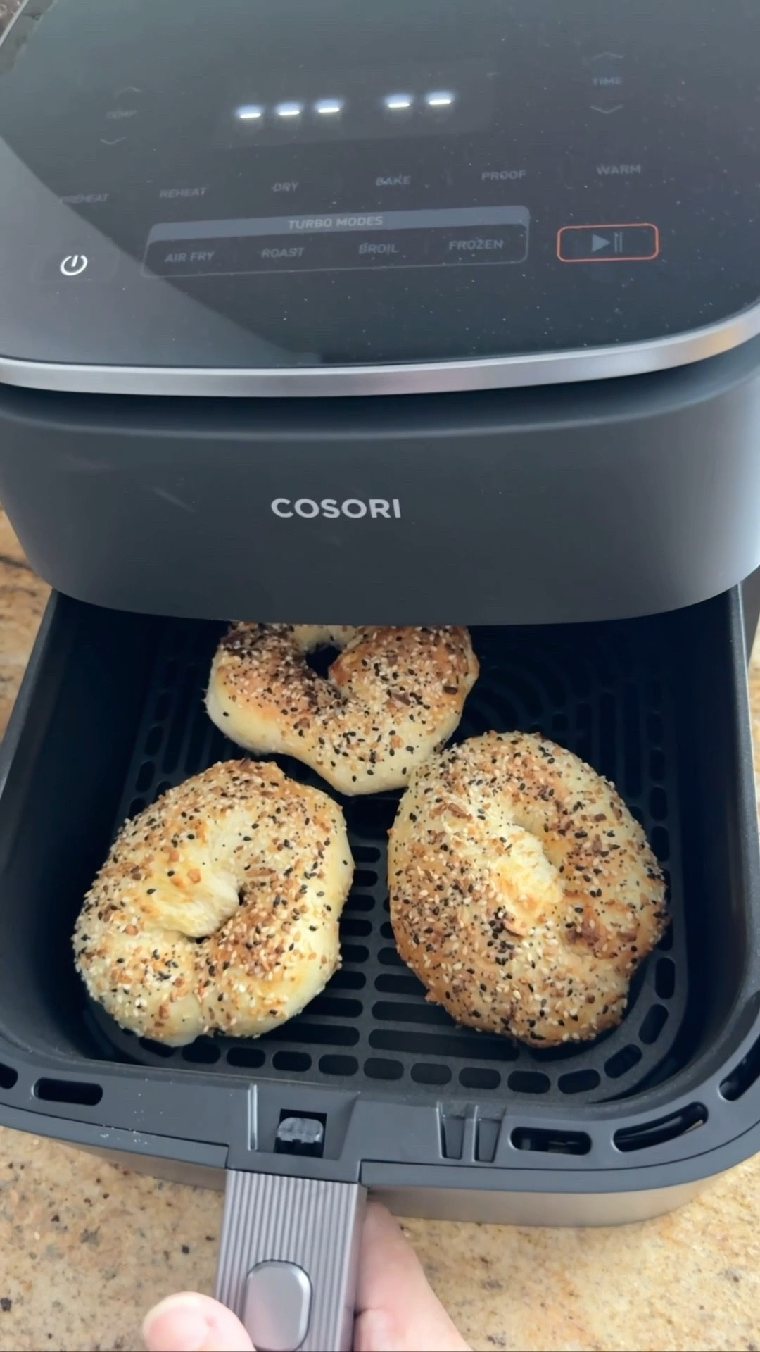 Loving this air fryer to make Greek yogurt bagels!  

#LTKFamily #LTKHome #LTKWatchNow