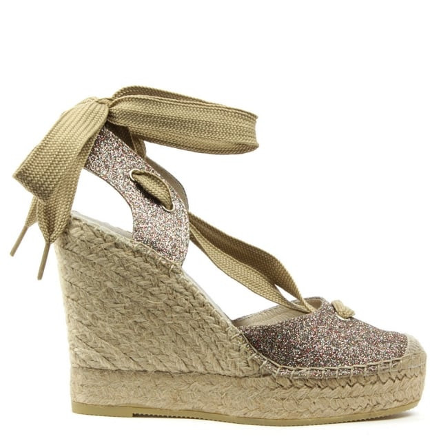 San Marcos Multicoloured Ankle Tie Wedge Espadrille | Daniel Footwear Global