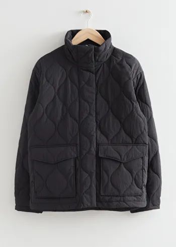 Oversized Wave Quilted Jacket | & Other Stories US