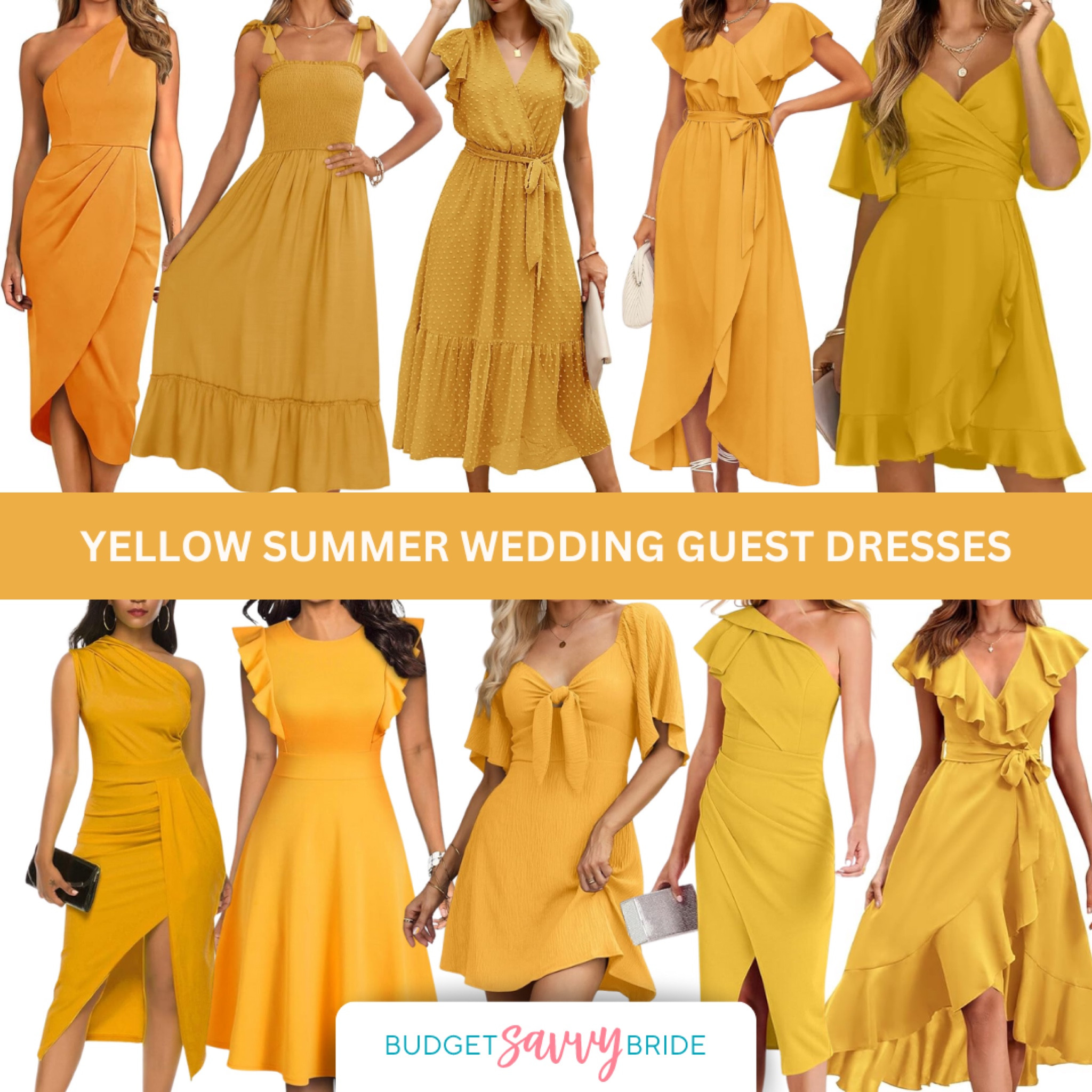Looking for the perfect yellow dress to wear for a summer wedding? Look no further, because we've rounded up a selection of stunning options for a summer soiree, all under $50! ☀️💛 

Hello sunshine! Brighten up the wedding with these cheerful yellow dresses. 🤩🌟Radiate joy and warmth wherever you go. 

#WeddingGuestLooks #YellowVibes #WeddingGuestFashion 


#LTKFindsUnder50 #LTKWedding