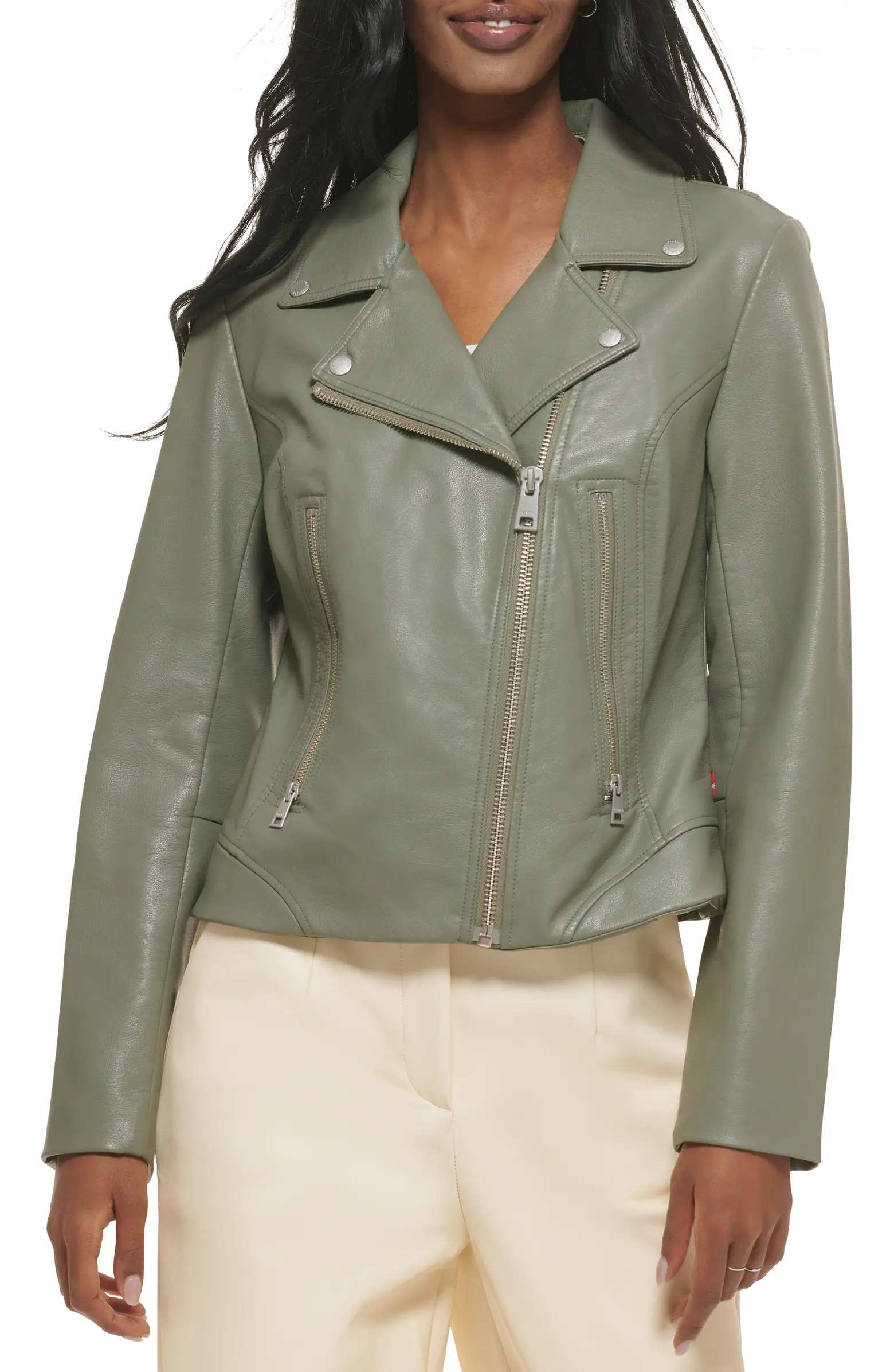 Faux Leather Moto Jacket | Nordstrom