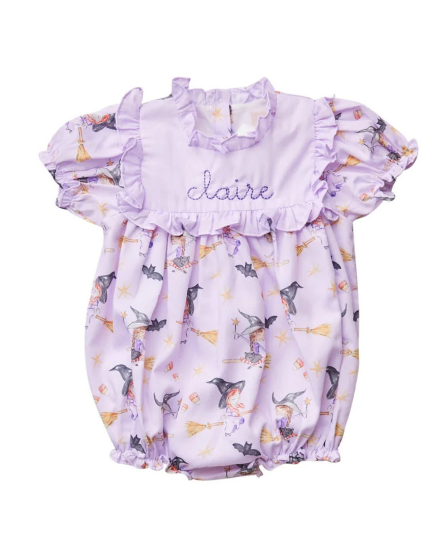 Wickedly Witchy Halloween Bubble | Smockingbird Kids