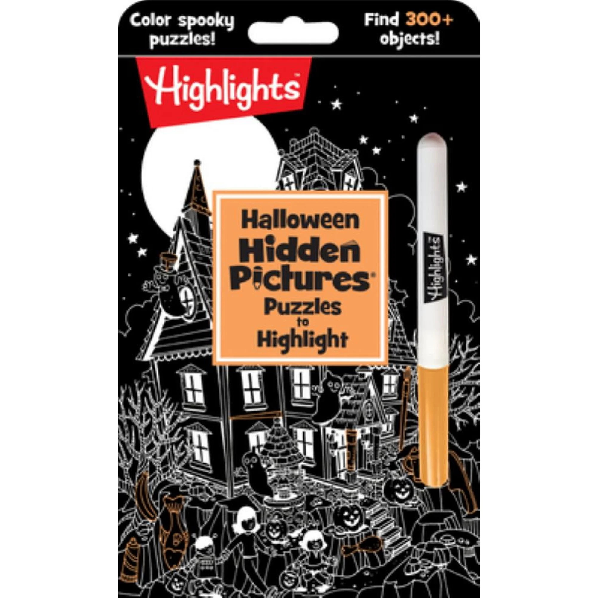 HIGHLIGHTS: Halloween Hidden Pictures Puzzles to Highlight: Halloween Coloring and Activity Book ... | Walmart (US)