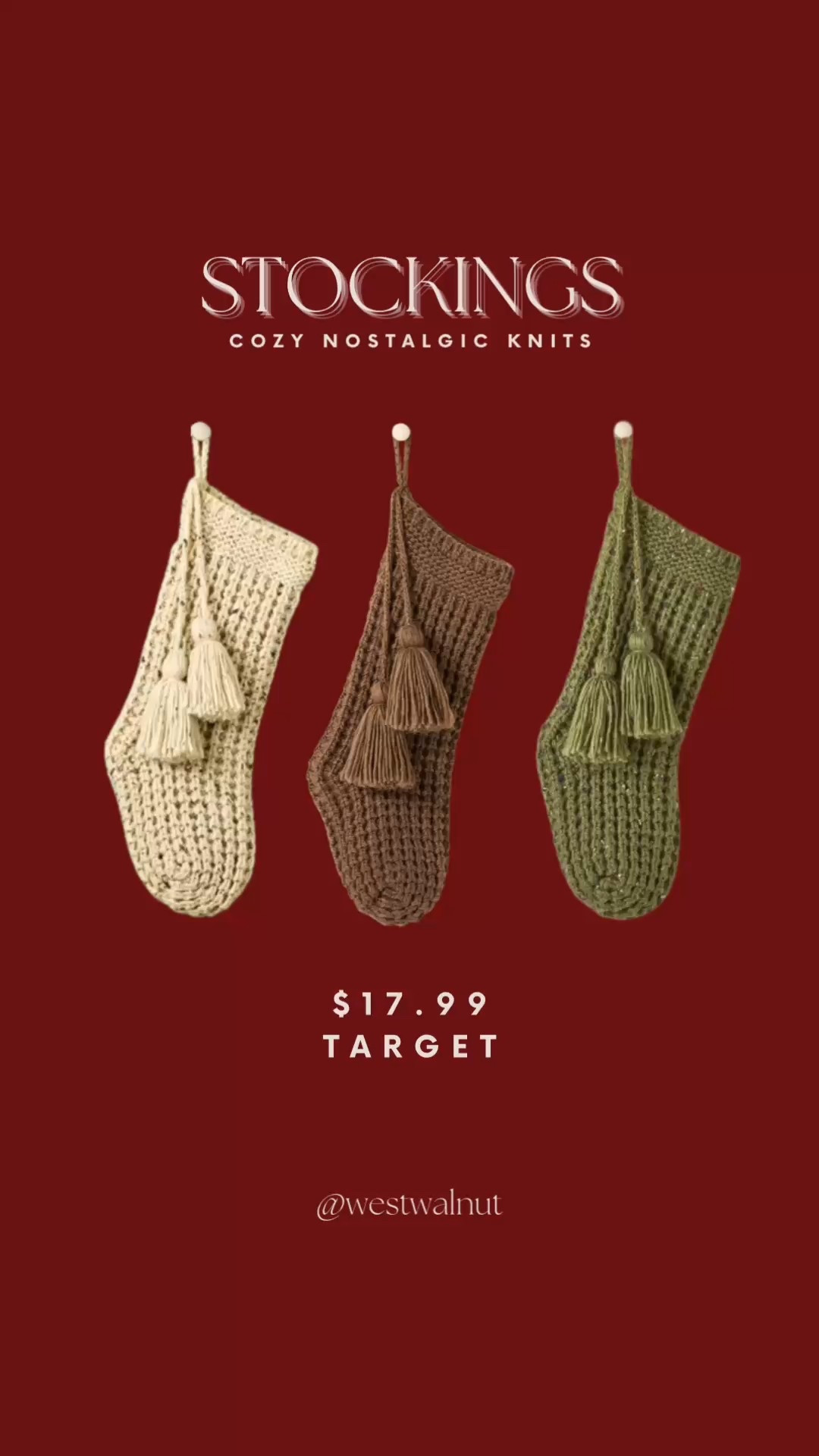 I searched far and wide to find the coziest knit Christmas stockings possible each under $50!

Chunky knit and fair aisle stockings bring such a nostalgic cozy Christmas feel to the home! Which are your favorites? 

#stockings #Christmasdecor #holidaydecor 

#LTKHome #LTKHoliday #LTKFindsUnder50