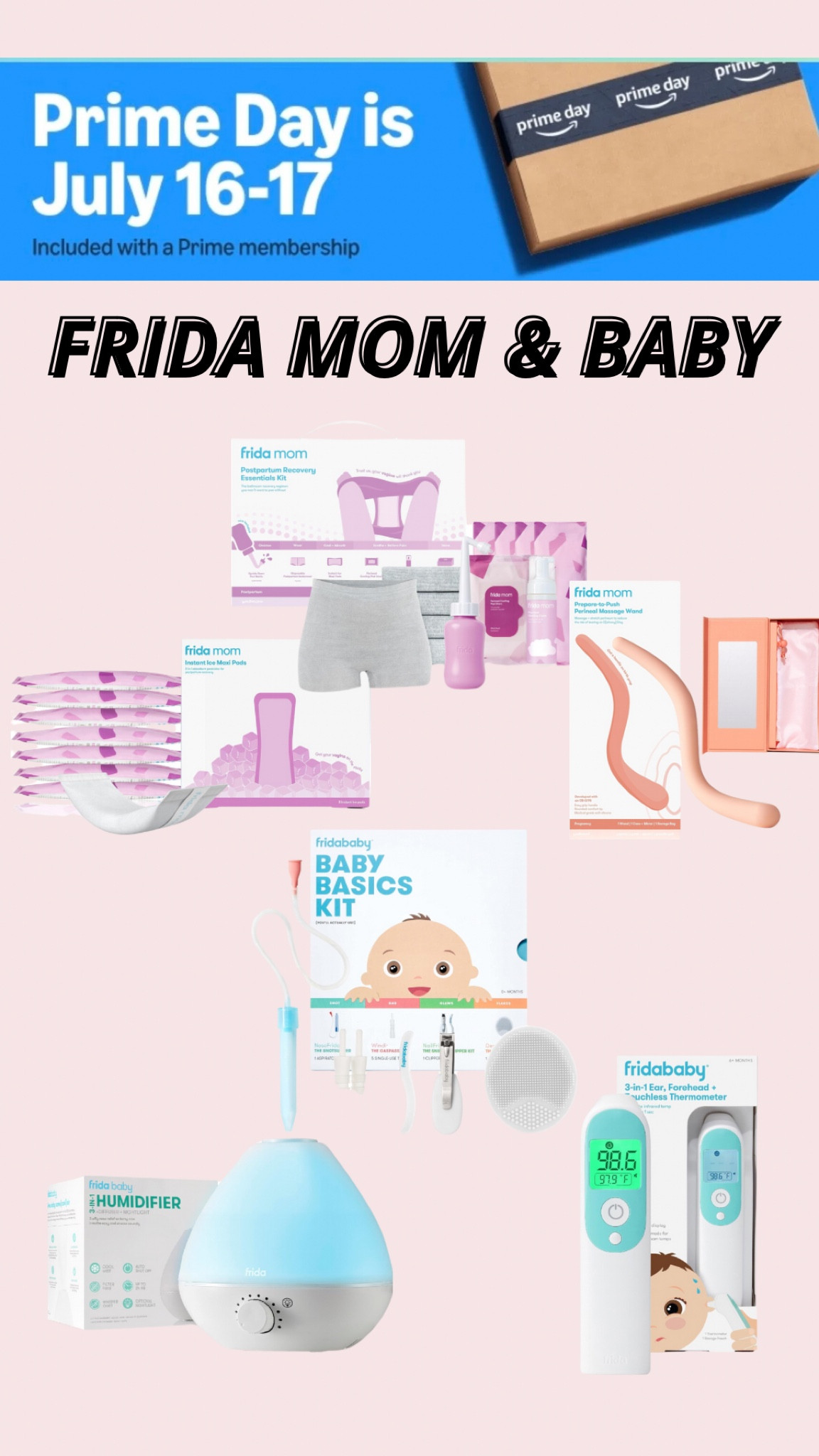 Frida mom & Baby products on sale for Amazon Prime Day!

amazon must haves, amazon finds, amazon sale, prime day deals, amazon prime day, frida baby, frida mom, new baby essentials, newborn essentials, postpartum essentials, frida mom postpartum kit, baby humidifier, baby thermometer, baby basics kit

#LTKBump #LTKSaleAlert #LTKBaby