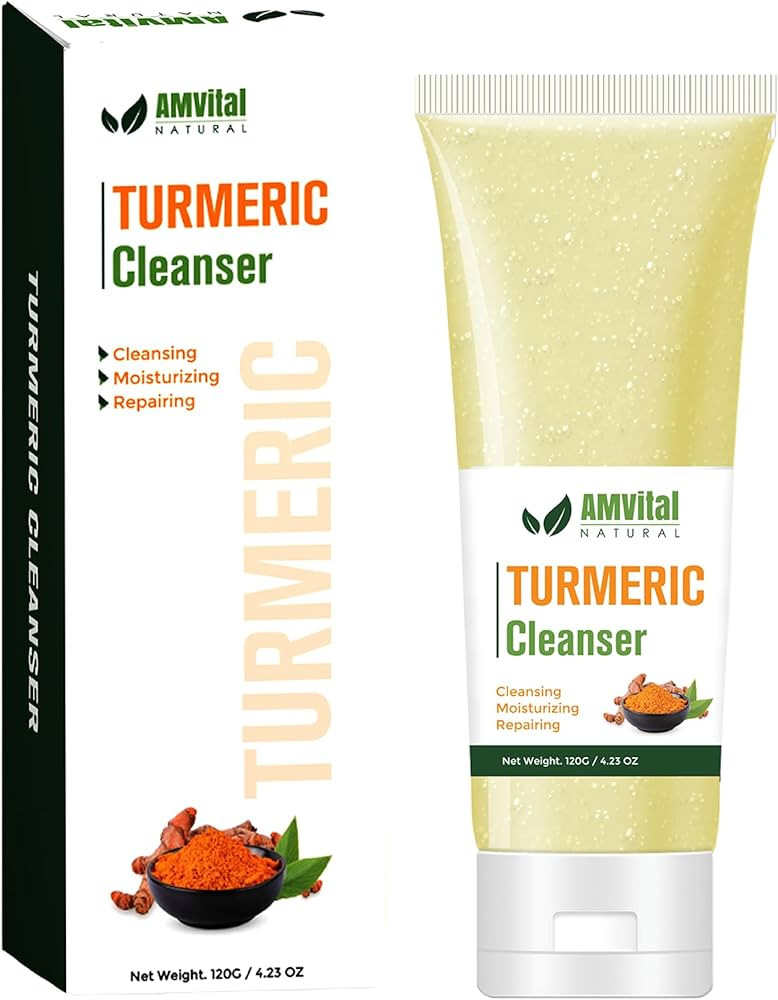 Turmeric Face Wash - Premium Turmeric Facial Cleanser for Radiant Skin - Gentle Tumeric Face Wash... | Amazon (US)