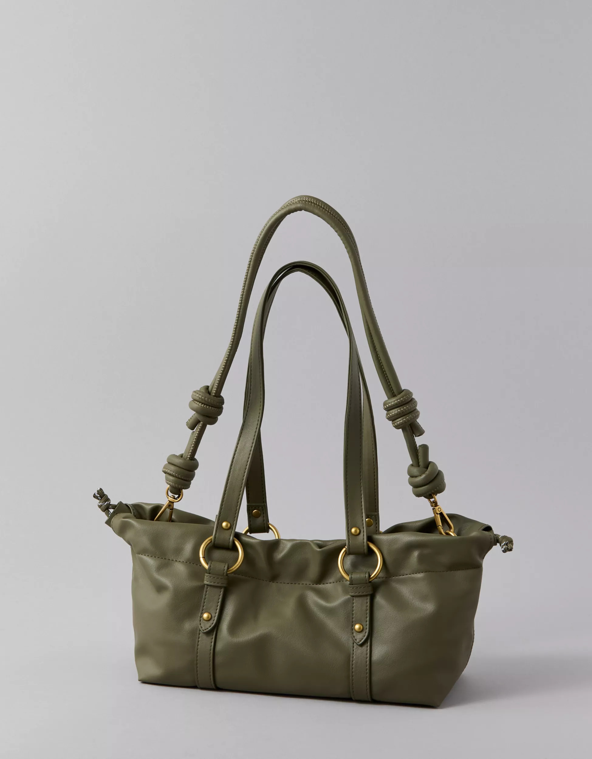 AEO Vegan Leather Drawcord Hot Dog Bag | American Eagle Outfitters (US & CA)