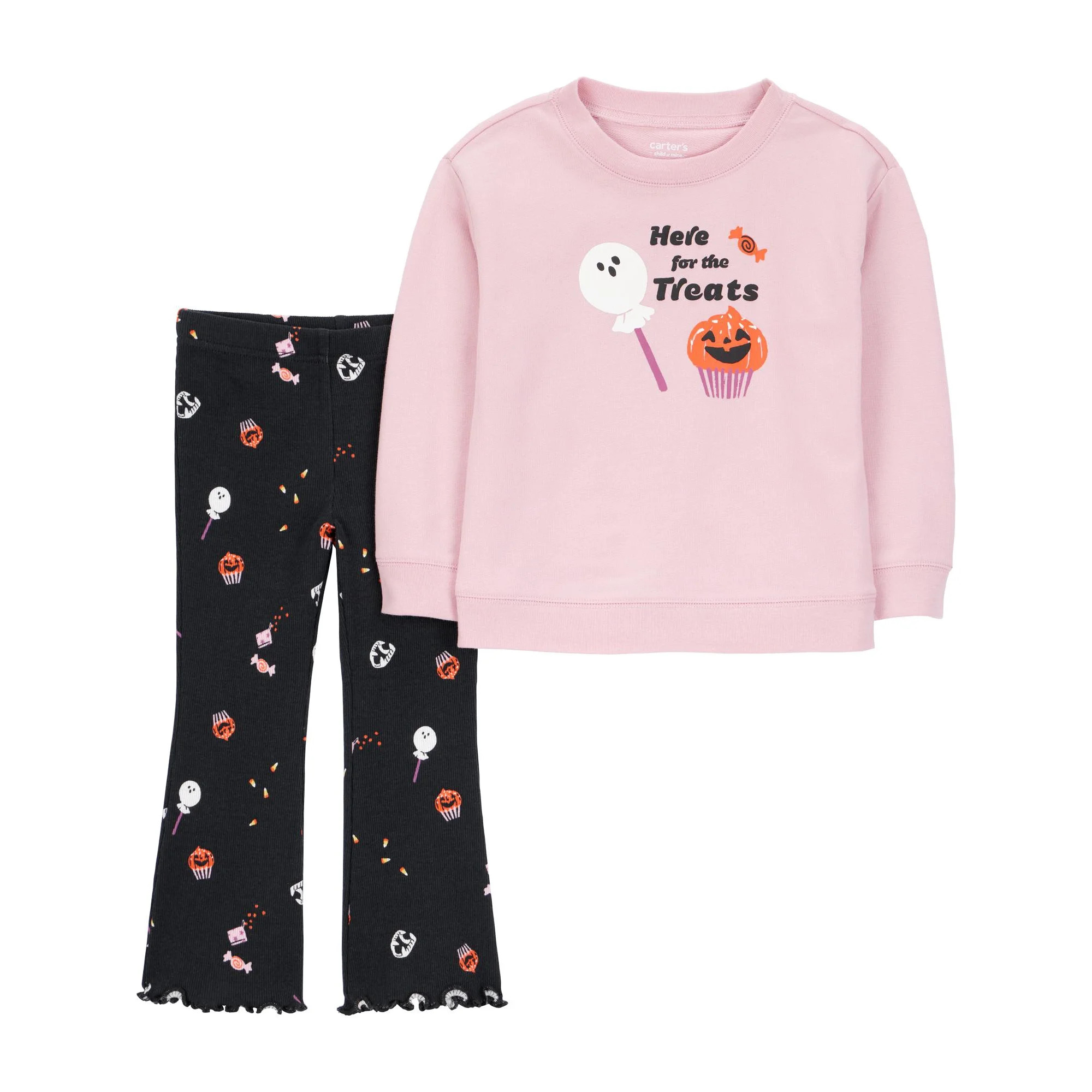 Carter's Child of Mine Baby and Toddler Girl Halloween Outfit Set, 2-Piece, Sizes 0/3M-5T | Walmart (US)