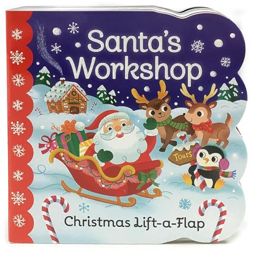 Santa's Workshop: A Christmas Lift-a-Flap Board Book for Babies and Toddlers | Amazon (US)