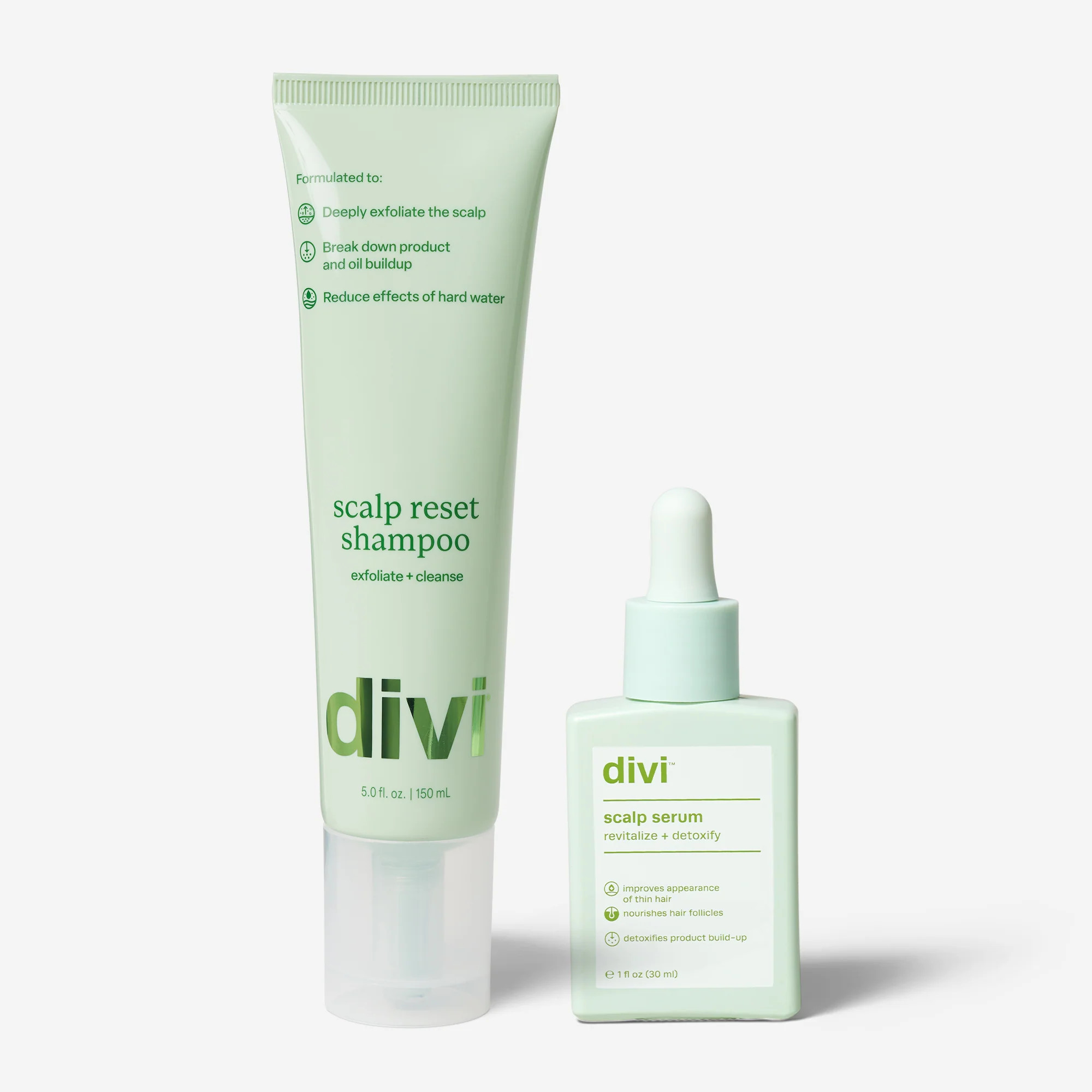 Scalp Serum & Scalp Reset Shampoo | Divi Scalp & Hair Health | Divi Official LLC