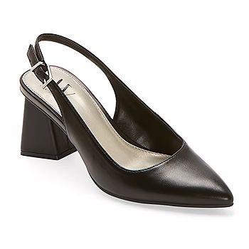 Worthington Womens Wilder Pointed Toe Flared Heel Pumps | JCPenney
