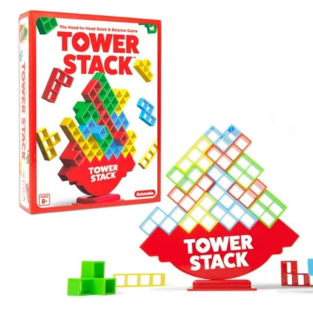Tower Stack, The Balance Stacking Family Game for Kids Ages 8+, Easter Basket Stuffers, by What Do You Meme? | Walmart (US)