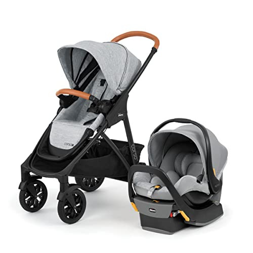 Chicco Corso LE Modular Travel System, Corso LE Stroller with KeyFit 35 Infant Car Seat and Base, Stroller and Car Seat Combo, Infant Travel System | Veranda/Grey | Amazon (US)