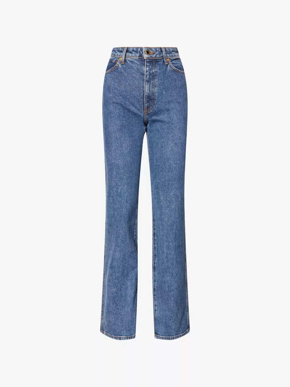 Danielle Straight-Leg Denim Jeans | Selfridges