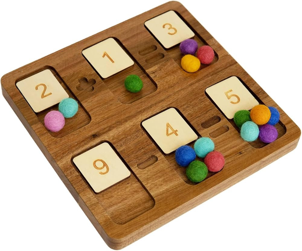 Treelab Studio Wooden Montessori Math Board - Helps Kids Learn Addition and Subtraction with Numb... | Amazon (US)