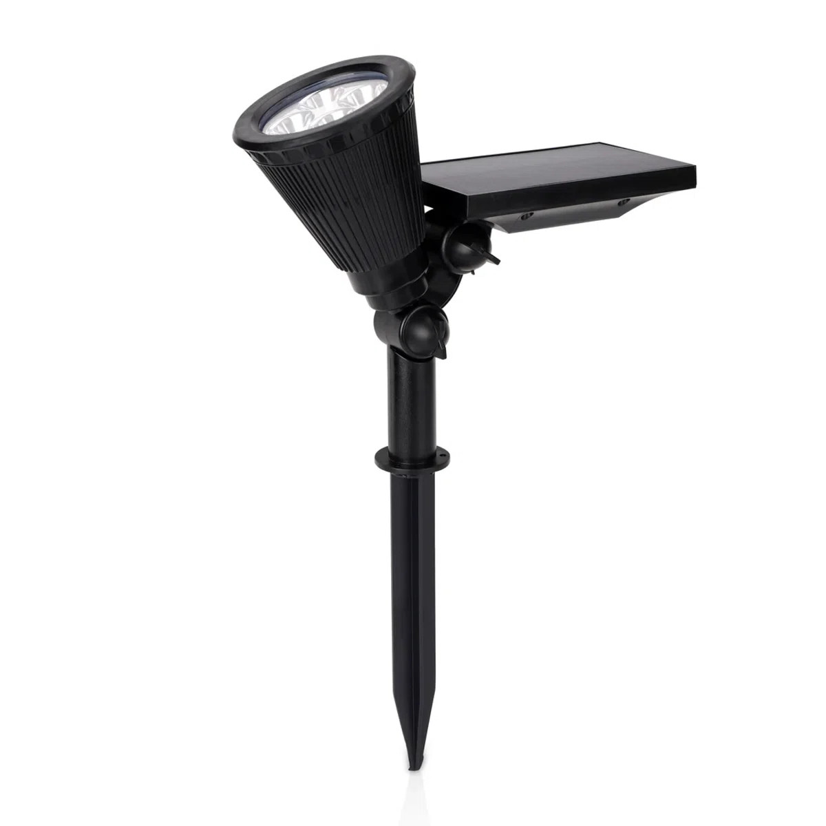 Outdoor Solar Adjustable Landscape LED Spot Lights (Set of 2) | Wayfair North America