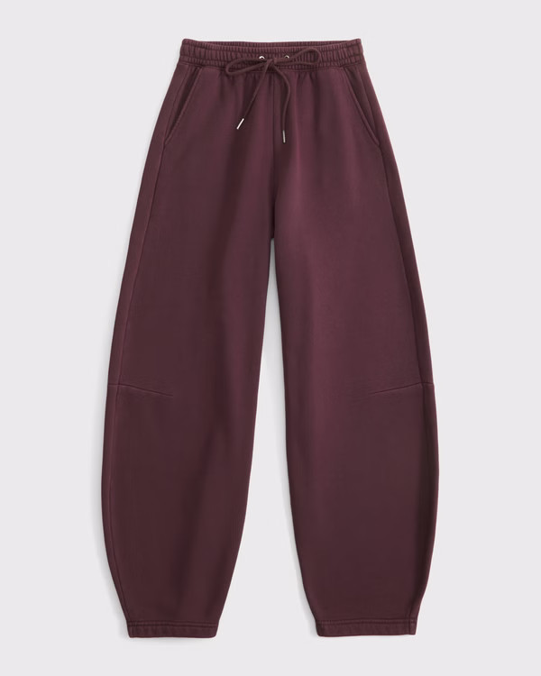 High Rise Barrel Sunday Sweatpant | Abercrombie & Fitch (US)