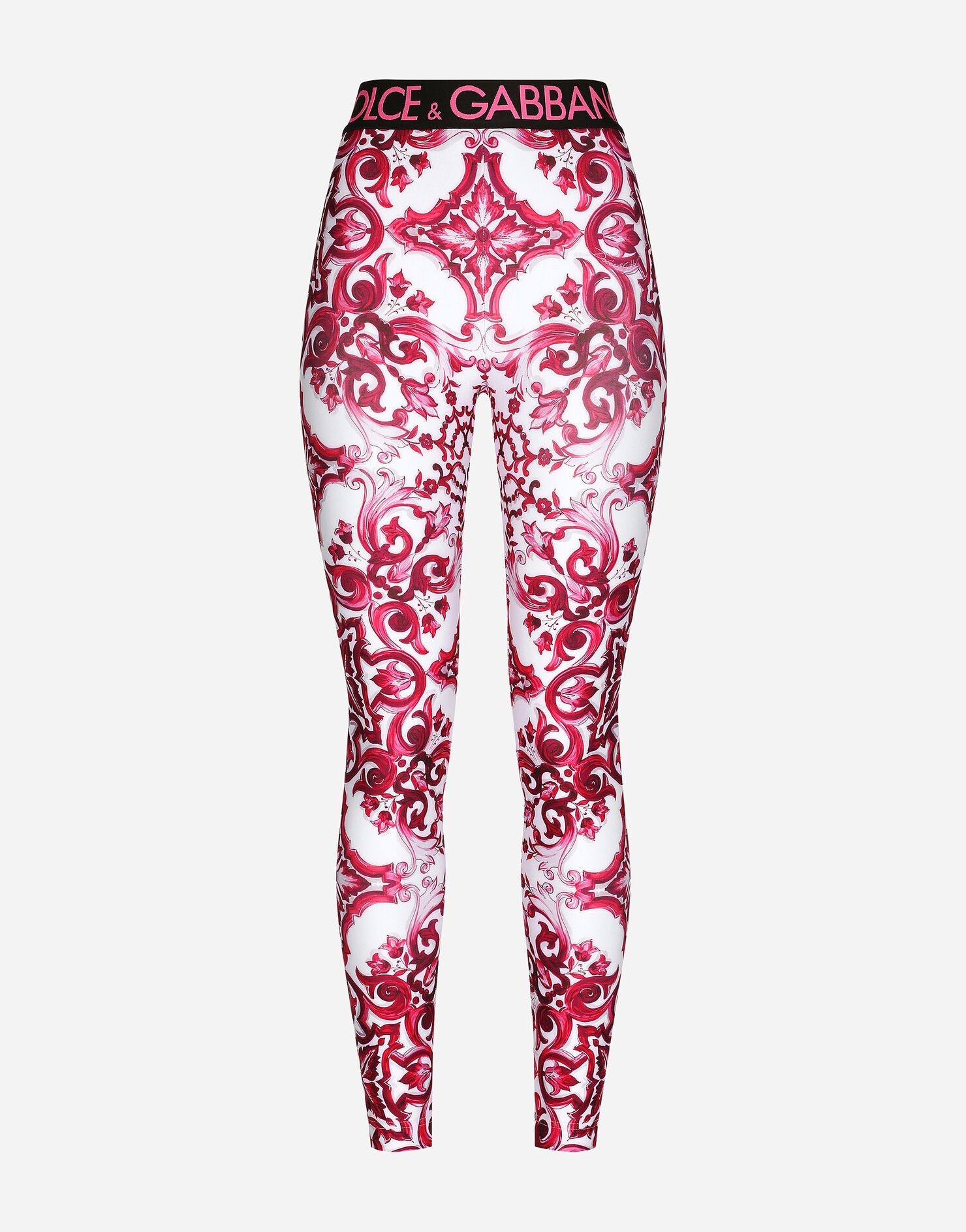 Majolica-print jersey leggings | Dolce & Gabbana - INT