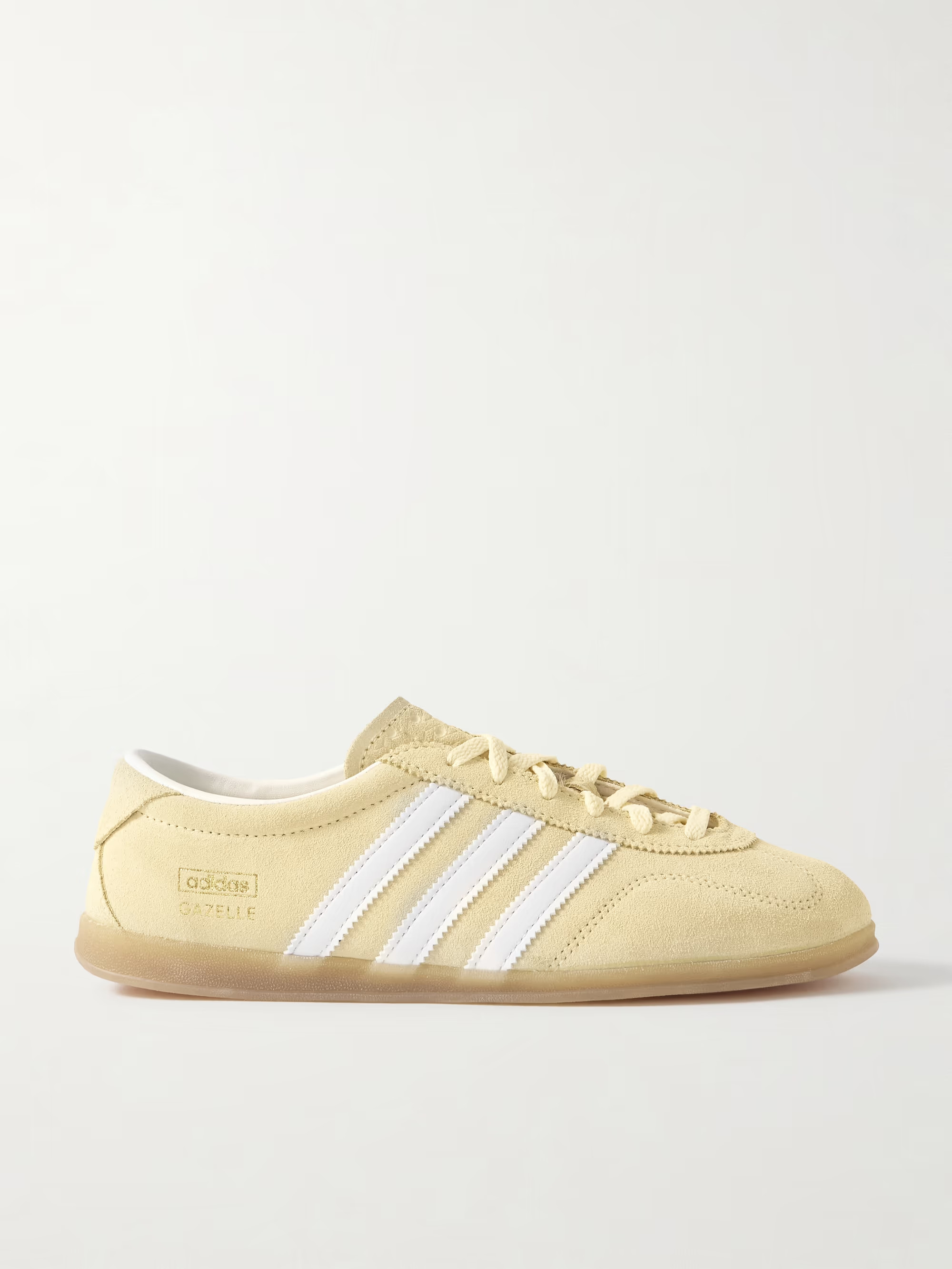 Gazelle Lo Pro leather-trimmed suede sneakers | NET-A-PORTER (US)