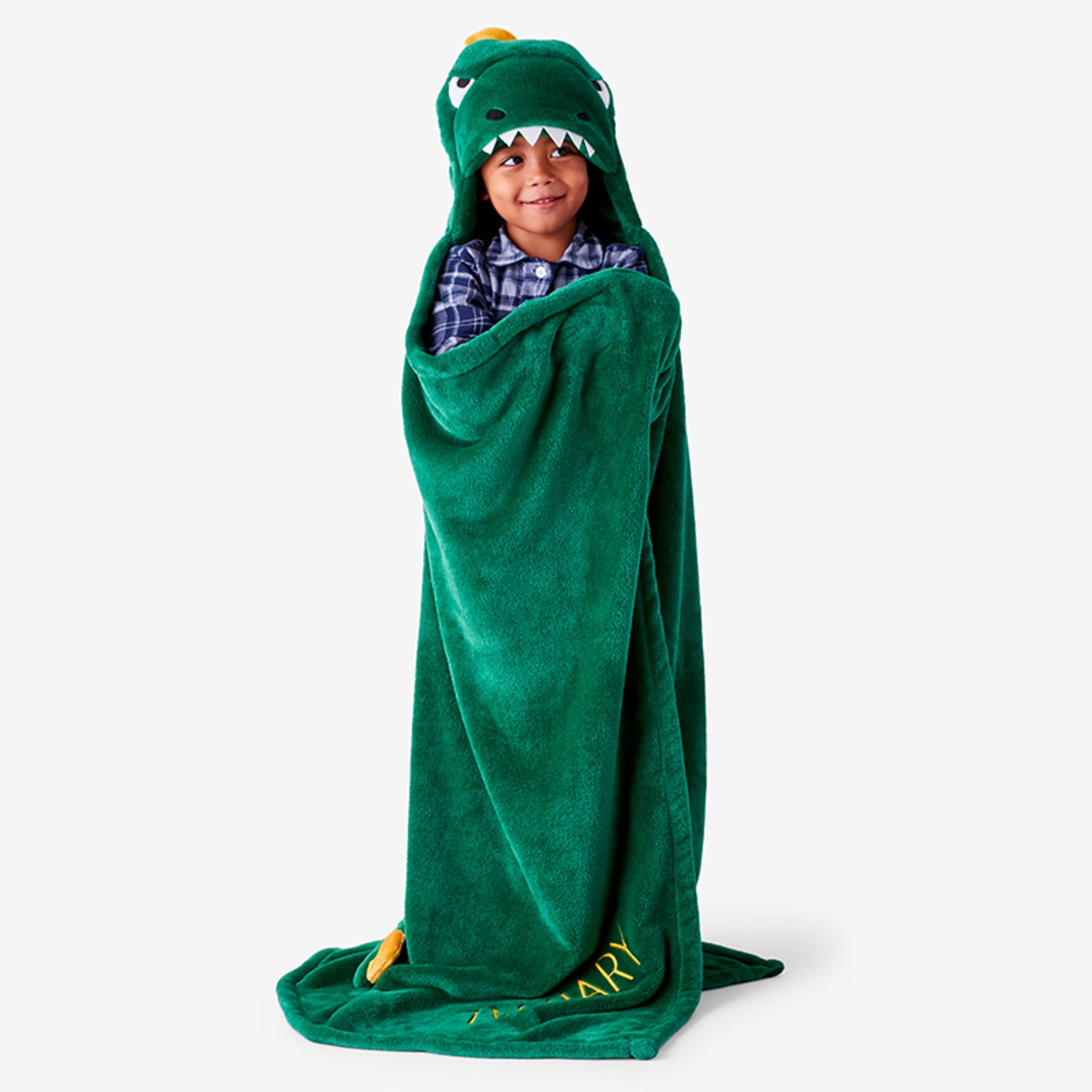 Plush Character Throw - Dino | The Company Store