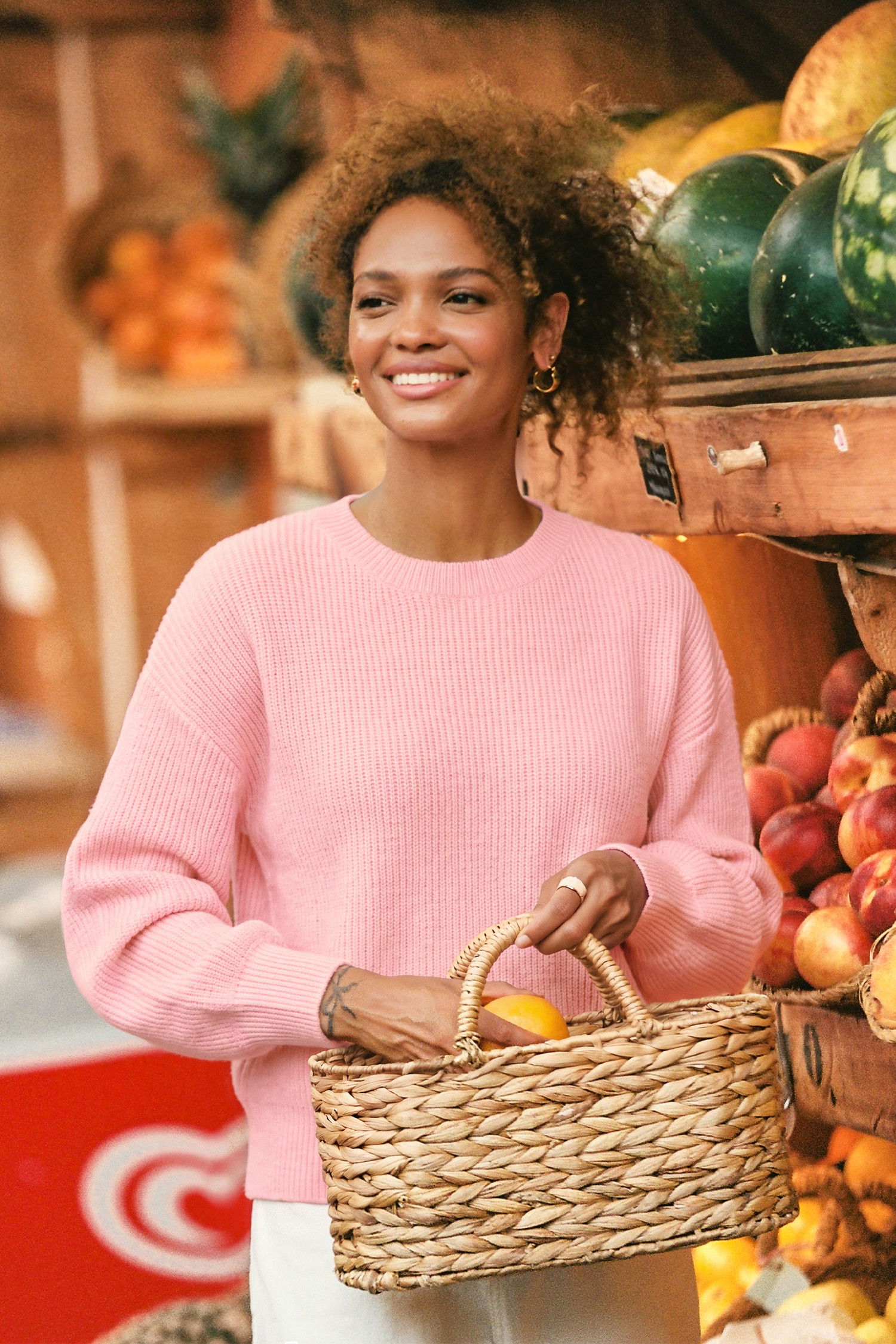Cherry Pie Pink Sweater | Cupshe US