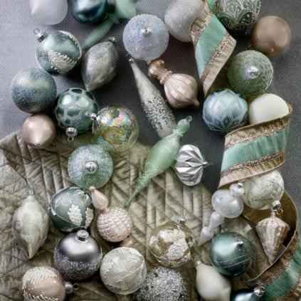 Frosted Nights 60-piece Ornament Collection | Frontgate | Frontgate