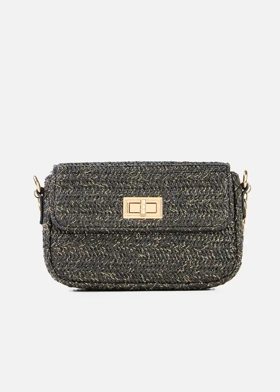 Sommerliche Umh\u00e4ngetasche mit dezentem Glitzereffekt - beige | Bonprix DE
