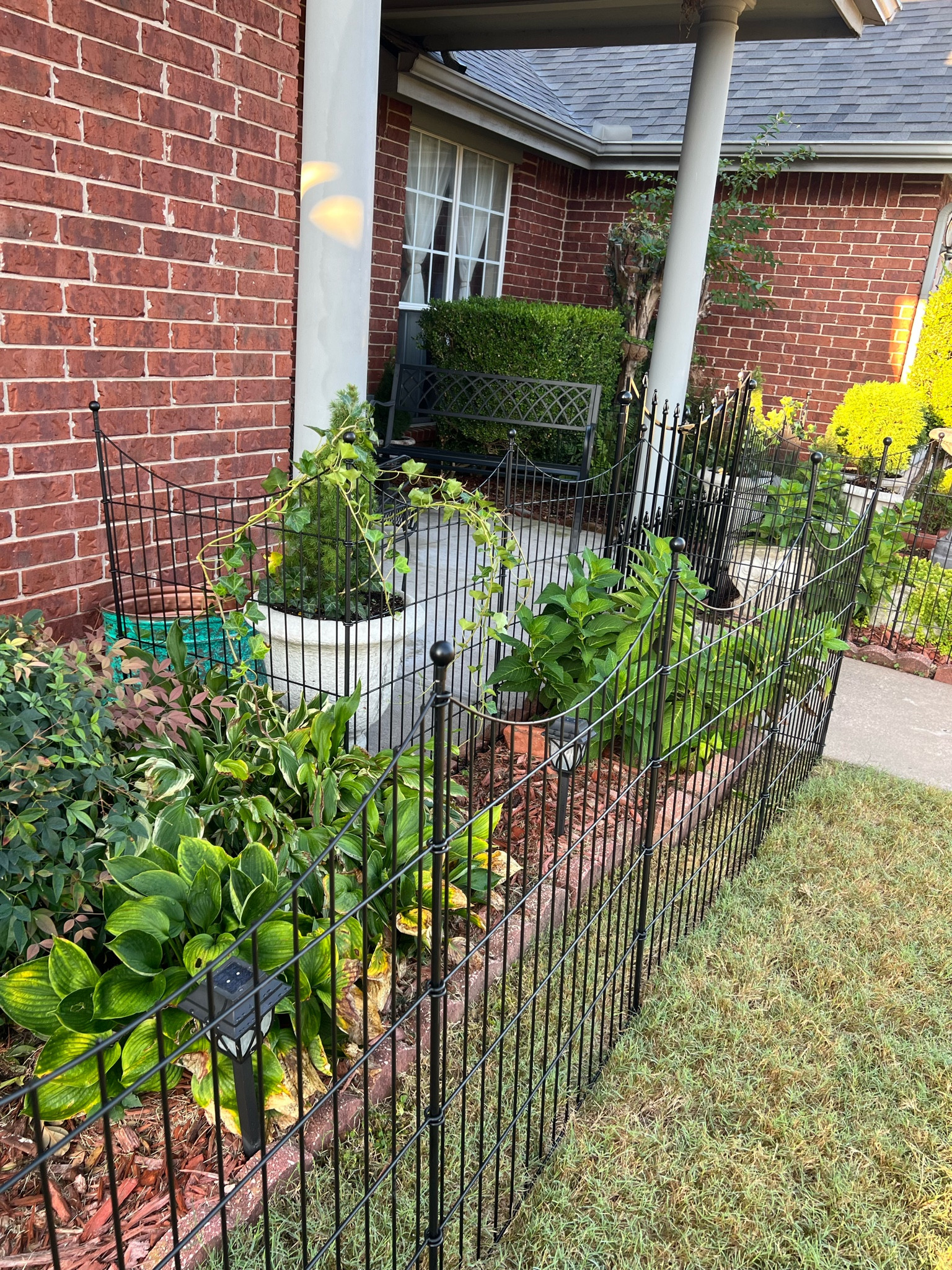 Front gate and fence for your own courtyard! Grandma has this to help keep all the grandkids in when they have morning coffee and apple juice :)

#LTKHome
