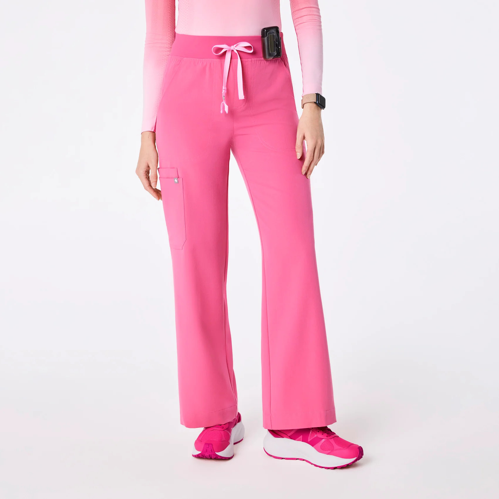 High Waisted Isabel Wide Leg Scrub Pants | FIGS