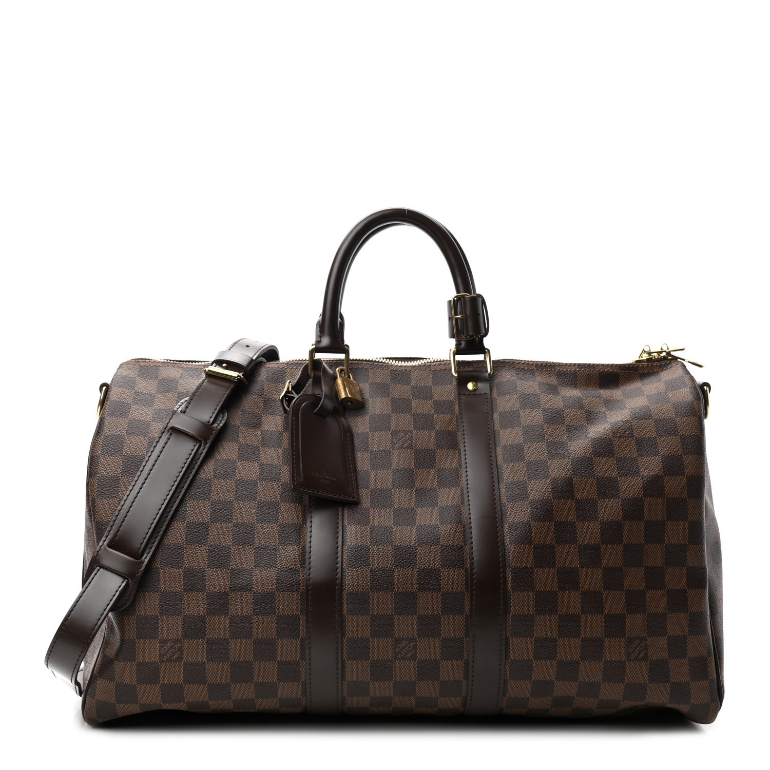 LOUIS VUITTON

Damier Ebene Keepall Bandouliere 45 | Fashionphile