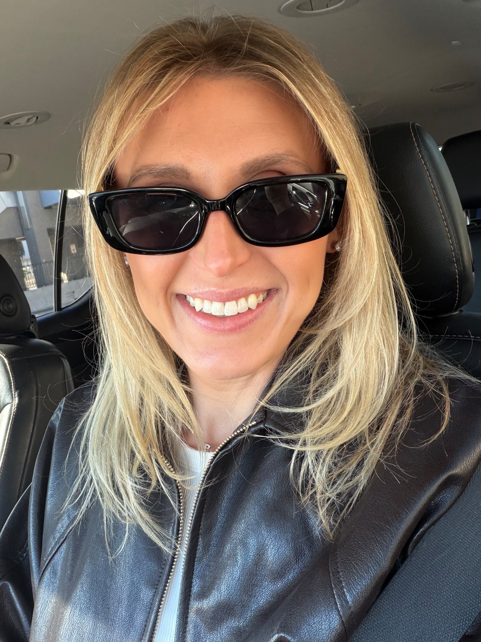 Still love these sunglasses from Amazon and my Zara jacket is size medium, chocolate leather

#LTKootd #LTKMidsize #LTKdayinmylife