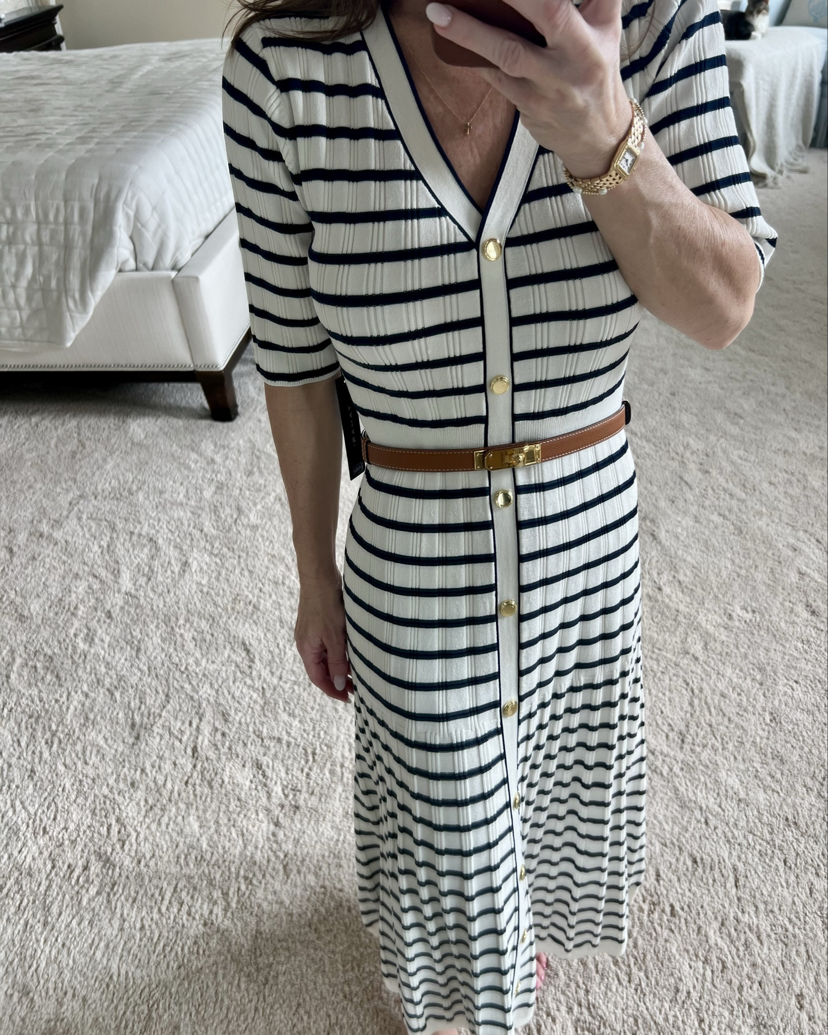 TJ Maxx strikes again! 

I am a sucker for stripes (these are a dark navy) and the XS fits like a glove. I’m 4’8” for reference. 


This dress is all the good things - flattering, well made, comfy, affordable, chic, petite friendly, coastal, preppy, summery, nautical…



#LTKSeasonal #LTKover40 #LTKfindsunder50
