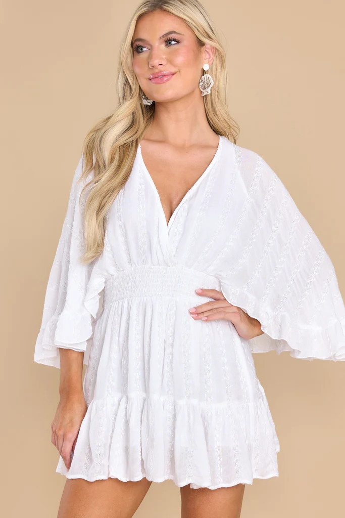 After My Own Heart White Dress | Red Dress 