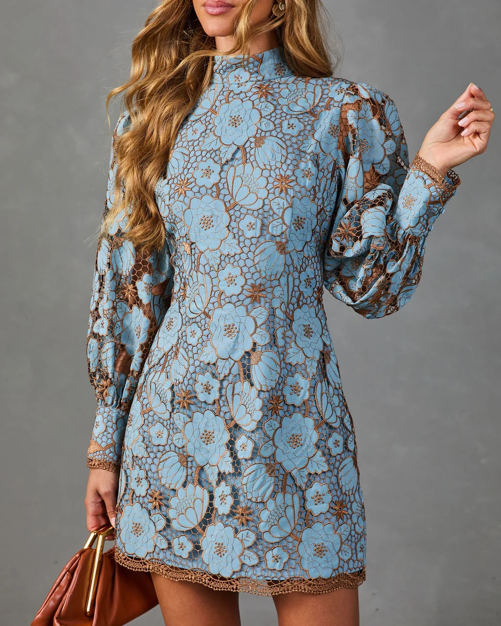 Forever Found Embroidered Floral Lace Mini Dress | VICI
