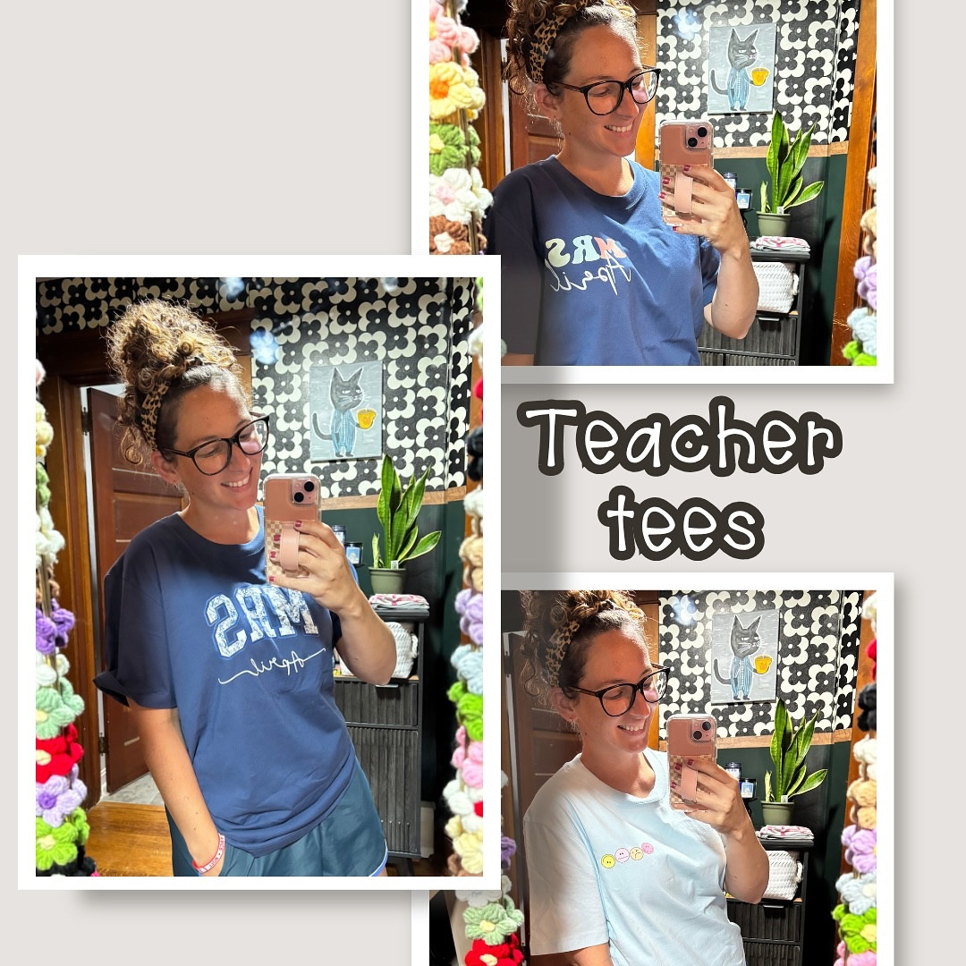 Help me out-

Which one should I wear on the first day? 

#teacher #teachertee #teachertees #firstday #help #poll