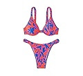 SHENHE Women's Two Piece Cherry Print High Cut Underwire Triangle Bikini Swimsuit | Amazon (US)