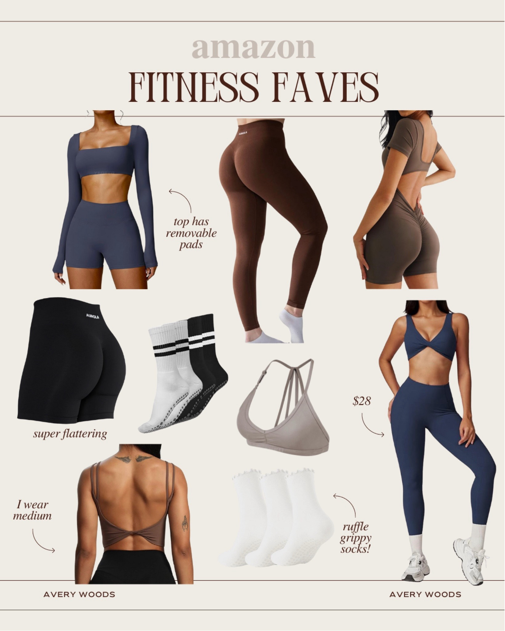 My Amazon fitness favorites 🤎

#LTKFitness #LTKActive #LTKStyleTip