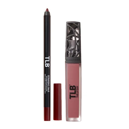 The Lip Bar Perfect Pair Lip Kit Straight Talk Lip Liner and Unimpressed Matte Liquid Lipstick | Walmart (US)