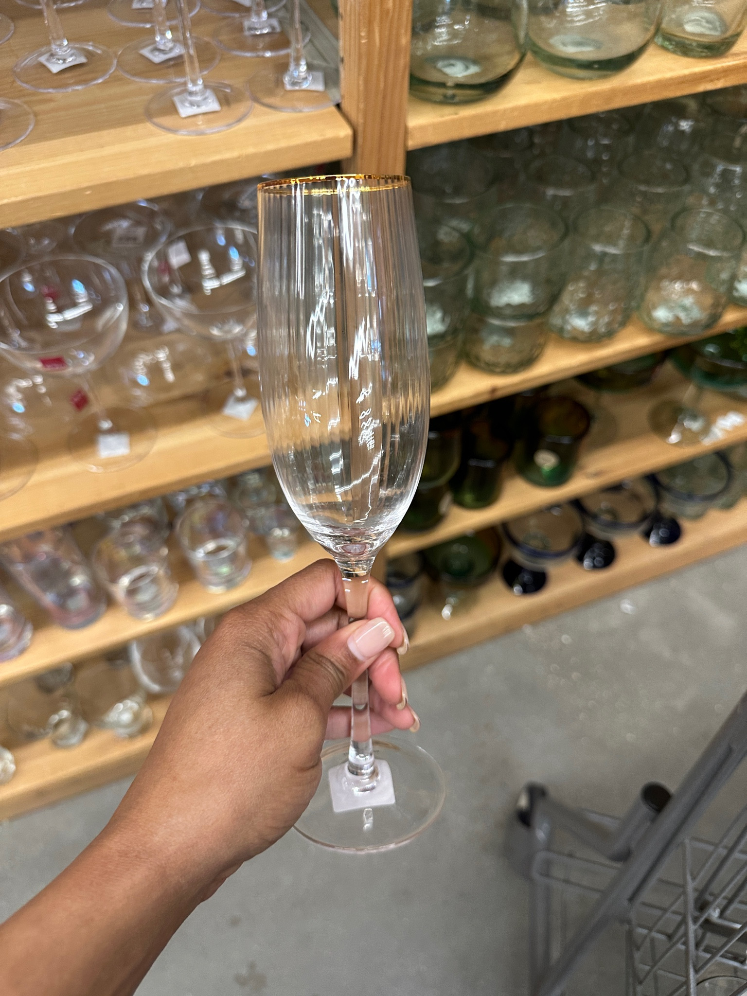 Gold rimmed champagne glasses for all your entertaining needs! Mimosas here we comCham

#LTKFindsUnder50 #LTKFindsUnder100 #LTKHome