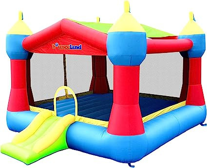 Bounceland Inflatable Party Castle Bounce House Bouncer, 16 ft L x 13 ft W x 10.3 ft H, Basketbal... | Amazon (US)