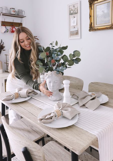 My cottage core tablescape with Solino Home! I have been a huge fan of their table linens for a year now and love bringing new tablescapes to life each season. Linked all my dinning decor below! 

#dinningdecor #tablescape #tablelinens #solinohome 

#LTKSeasonal #LTKstyletip #LTKhome
