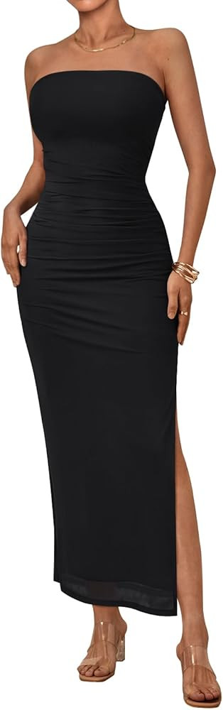 Trendy Queen Women Bodycon Dress Summer Beach Vacation Outfits Maxi Party Dresses 2026 Wedding Gu... | Amazon (US)