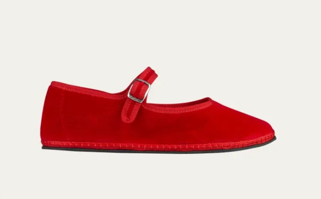 VIBI VENEZIA
Velvet Mary Jane Ballerina Flats “Rosso” 

#LTKStyleTip #LTKShoeCrush