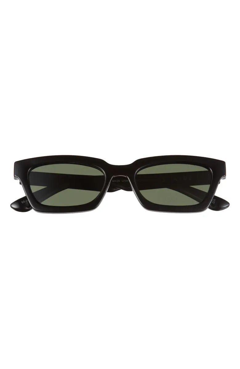 50mm Sculptor Polarized Rectangular Sunglasses | Nordstrom