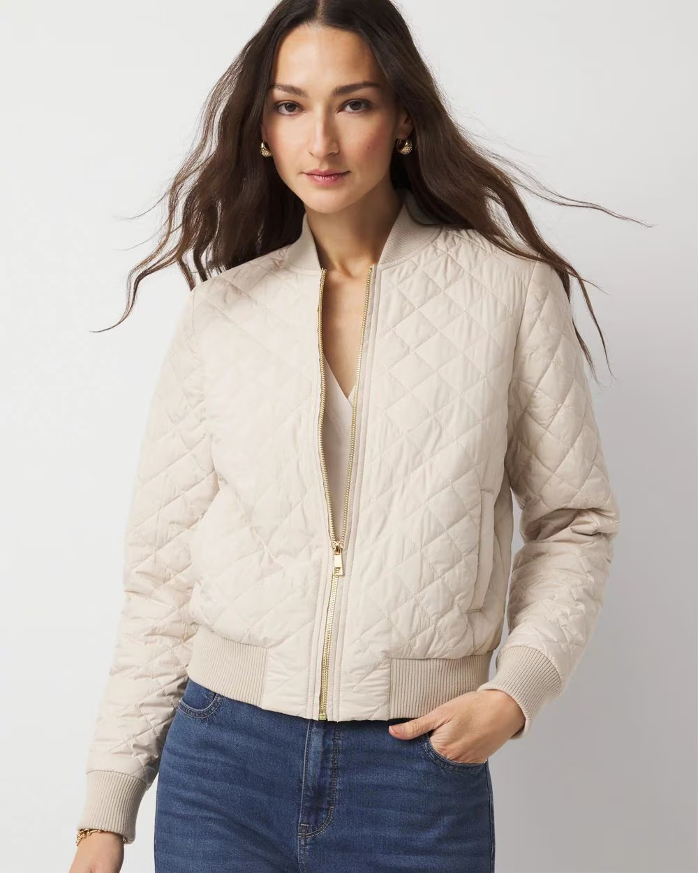 Quilted Bomber Jacket40% Off. Price as Marked.40% Off. Price as Marked.$117.00$195.00 | White House Black Market