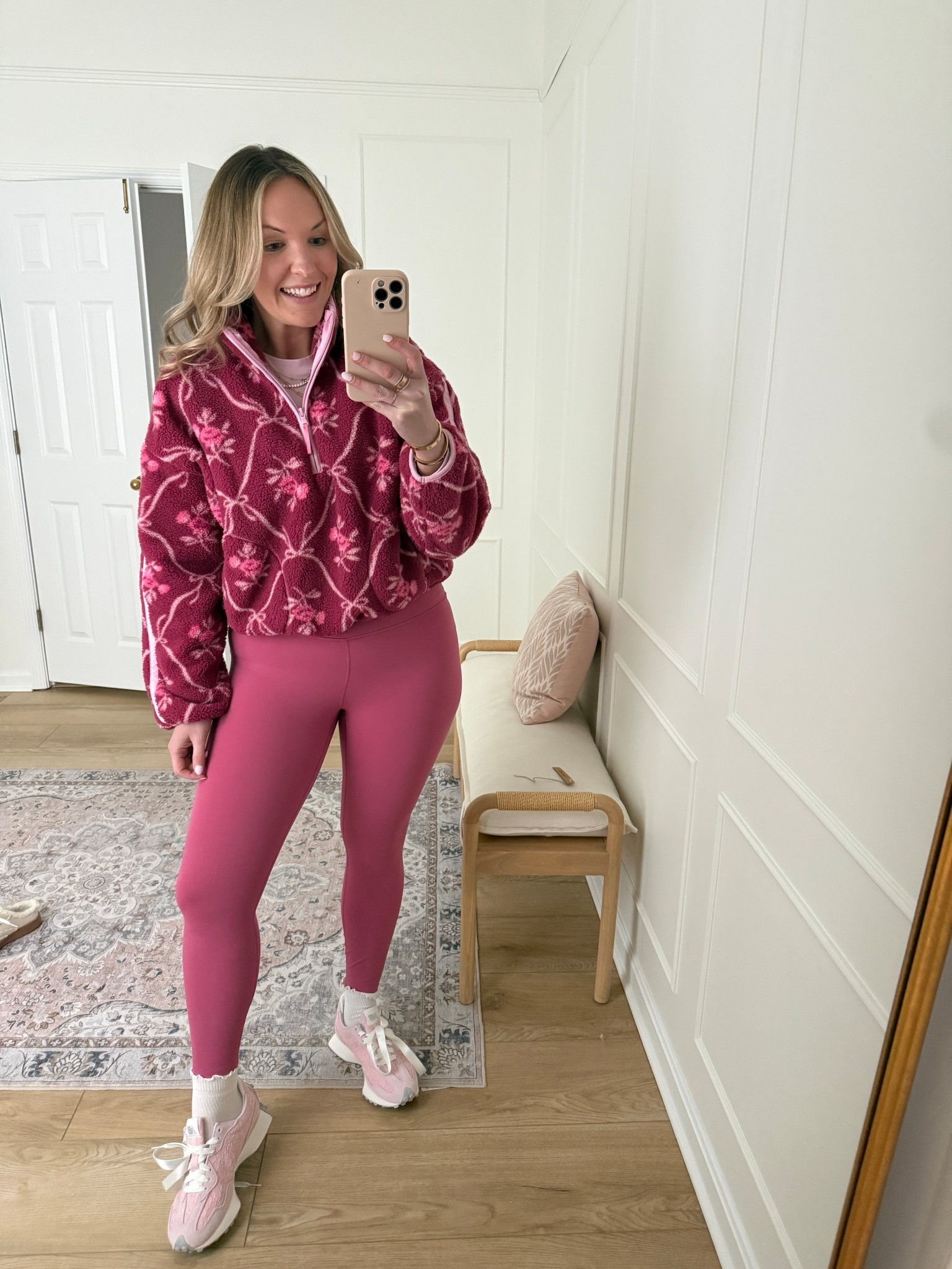 Cutest winter look! Sherpa! Leggings - medium top large bottoms

#LTKMidsize #LTKSaleAlert #LTKActive