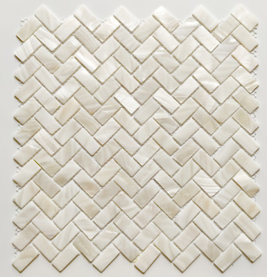 Handmade Mother of Pearl Herringbone Mosaic Tile For Bathroom Tile(10 Sheets) | eBay US